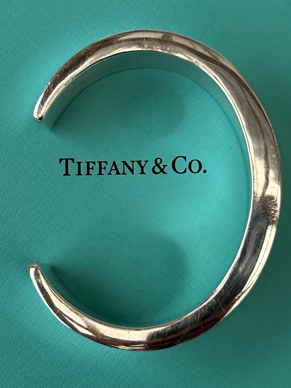 Tiffany & Co. Sterling Silver Solid Cuff Bracelet